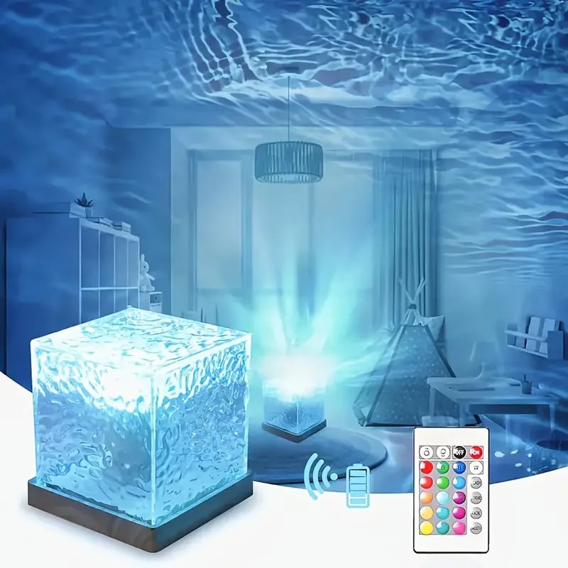 Water-Ripple Projector Lamp