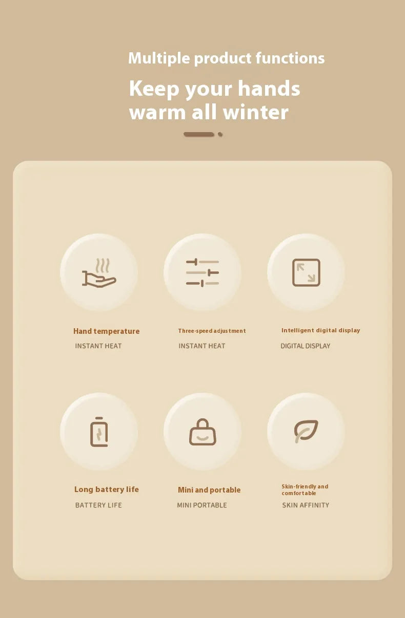 Rechargeable Pocket Hand Warmer