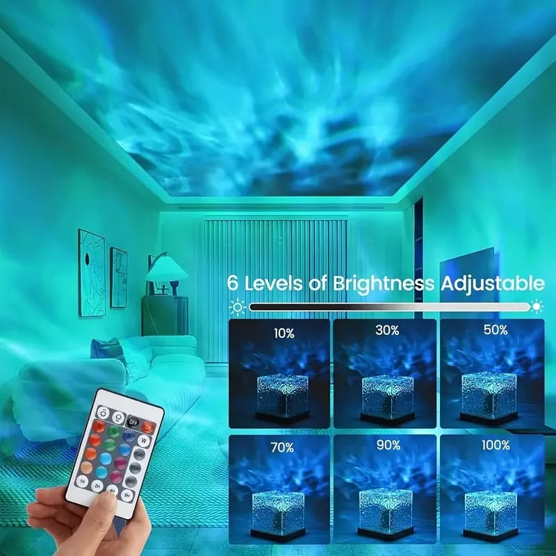 Water-Ripple Projector Lamp