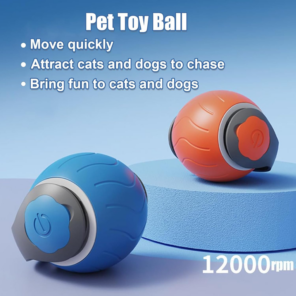 Interactive Rolling Cat Ball