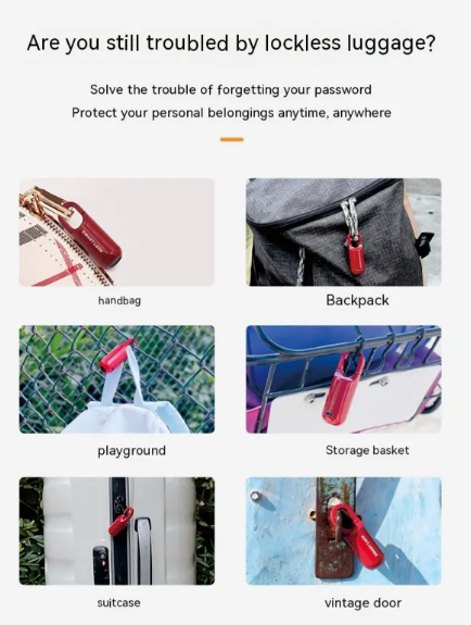 Fingerprint-Lock Charging Bag
