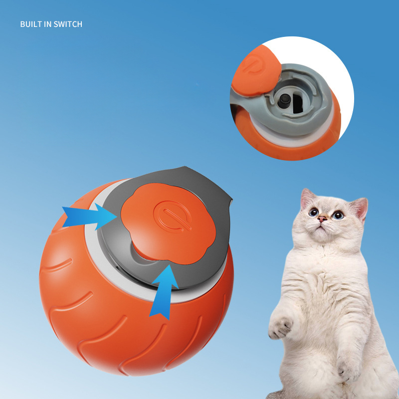 Interactive Rolling Cat Ball