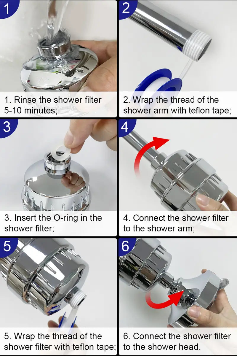 Multi-Stage Shower Filter